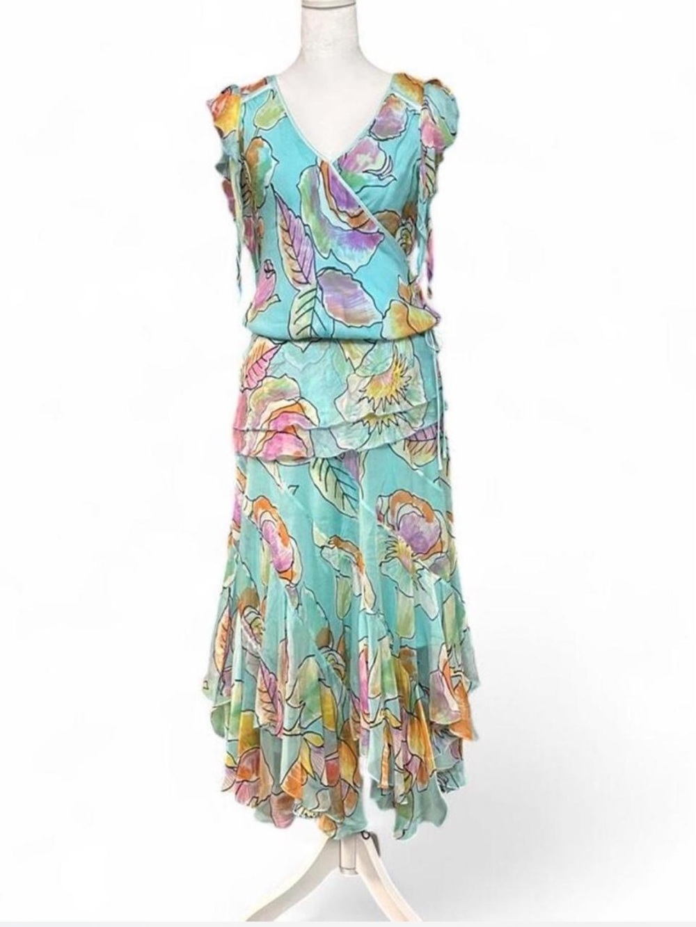 Fairy asymmetrical silk set Y2K